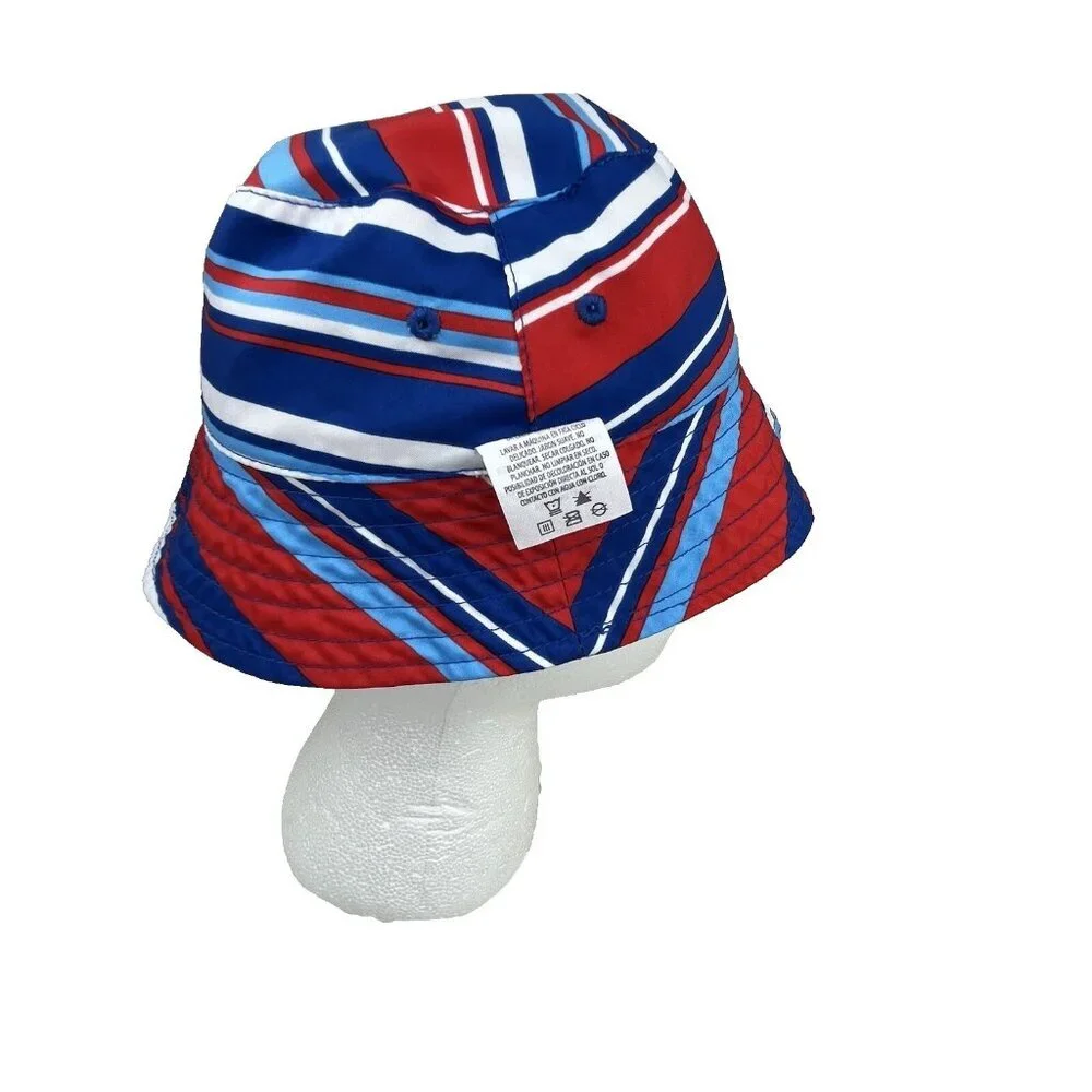 UV Skinz UPF 50 Reversible Bucket Hat Kids 3T Striped Sunwear Protect